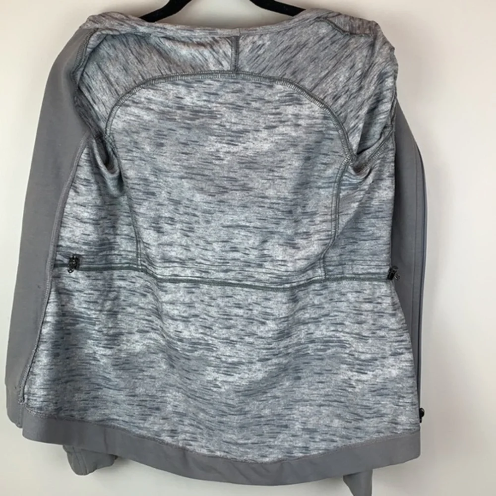 Lululemon Take Ten Full Zip Hoodie Battleship Size 4 - Picture 11 of 16